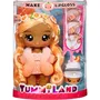 Yummiland Poupée parfumée 25 cm à coiffer Pia avec animal de compagnie Num Nom et baume à lèvres parfumé - Jeu pour enfants dès 4 ans
