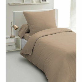 Home Linge Passion Parure de couette 2 pièces Beige, 140 x 200 cm