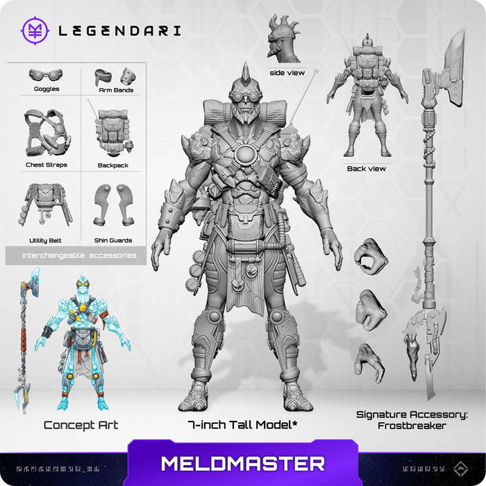 Legendari figurine 1/10 Meld Master 18 cm Legendari figurine 1/10 Meld Master 18 cm