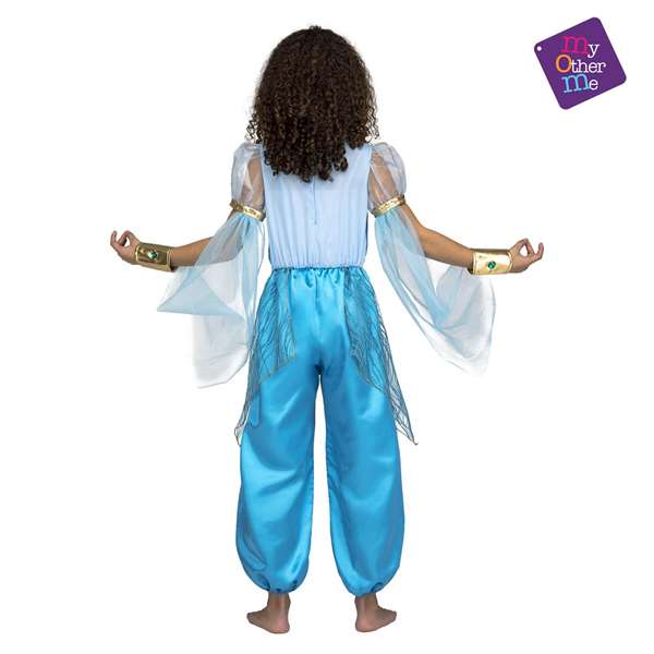 My Other Me - Déguisement de princesse arabe turquoise pour fille - Taille 5-6 ans - 100% Polyester