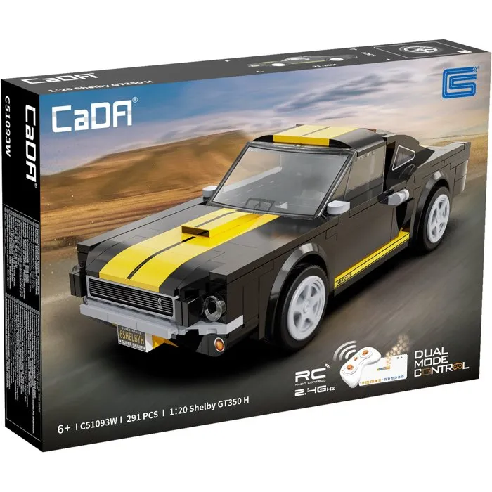 CADA Master Jeu de construction Voiture Shelby GT350H Échelle 1:20 292 pièces dès 8 ans CADA Master Jeu de construction Voiture Shelby GT350H Échelle 1:20 292 pièces dès 8 ans