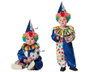 BigBuy Carnival Déguisement Clown Bébé Bleu Arlequin