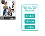 BigBuy Carnival Déguisement Clown Bébé Bleu Arlequin