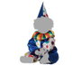 BigBuy Carnival Déguisement Clown Bébé Bleu Arlequin