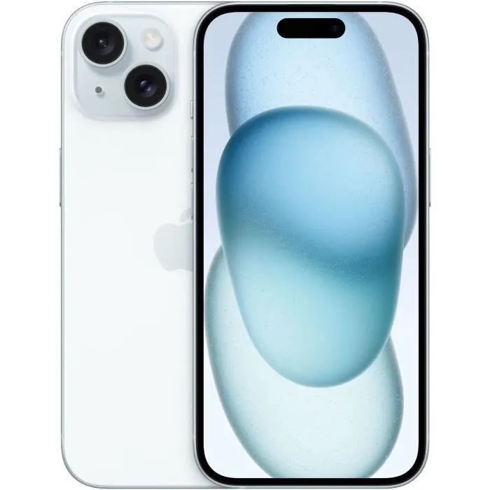 Apple iPhone 15 256GB Bleu - Smartphone 5G avec iOS Apple iPhone 15 256GB Bleu - Smartphone 5G avec iOS