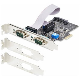 StarTech.com Carte série PCIe 2 ports RS-232/RS-422/RS-485 2S232422485