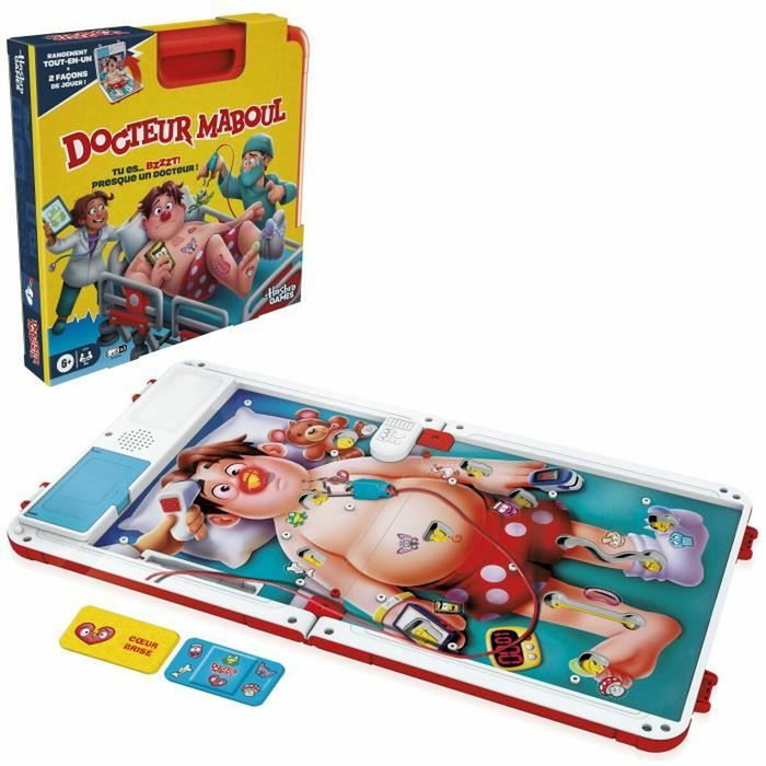 Hasbro Gaming Docteur Maboul - Jeu de plateau électronique avec mallette de transport