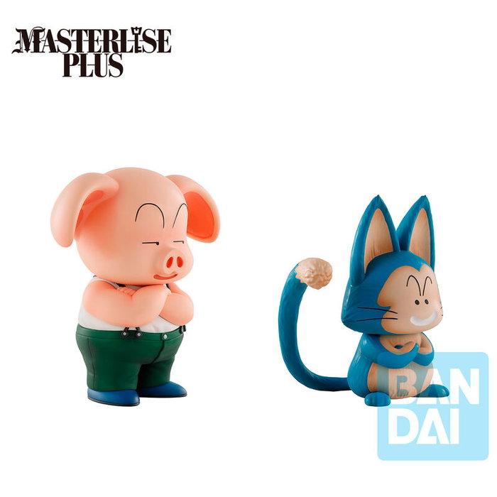 BANPRESTO - Figurine Ichibansho Dragon Ball, Oolong et Puar en Entraînement, 10 cm, Figure Collectible
