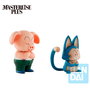 BANPRESTO - Figurine Ichibansho Dragon Ball, Oolong et Puar en Entraînement, 10 cm, Figure Collectible