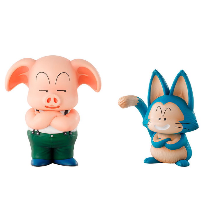 BANPRESTO - Figurine Ichibansho Dragon Ball, Oolong et Puar en Entraînement, 10 cm, Figure Collectible
