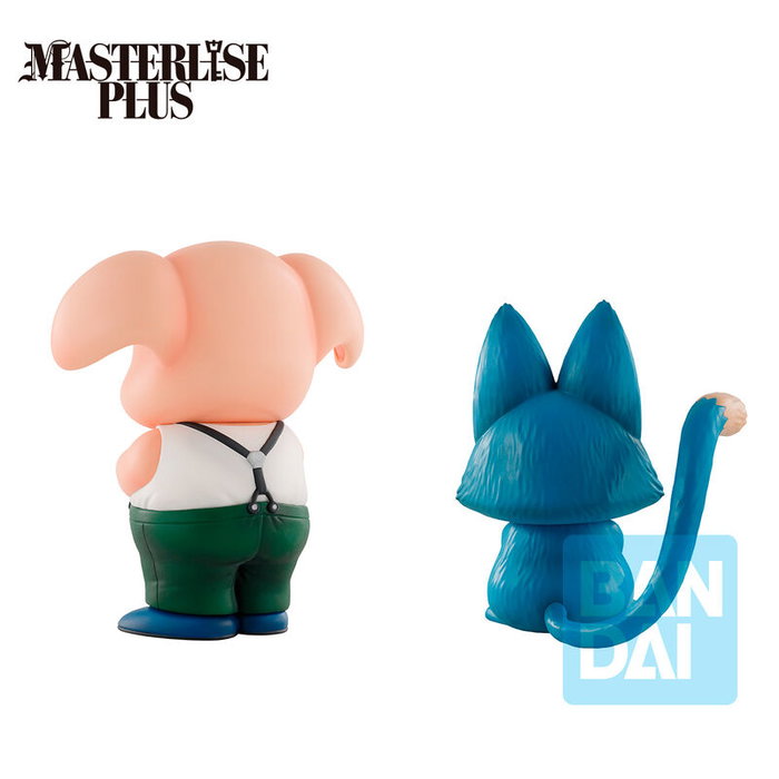BANPRESTO - Figurine Ichibansho Dragon Ball, Oolong et Puar en Entraînement, 10 cm, Figure Collectible