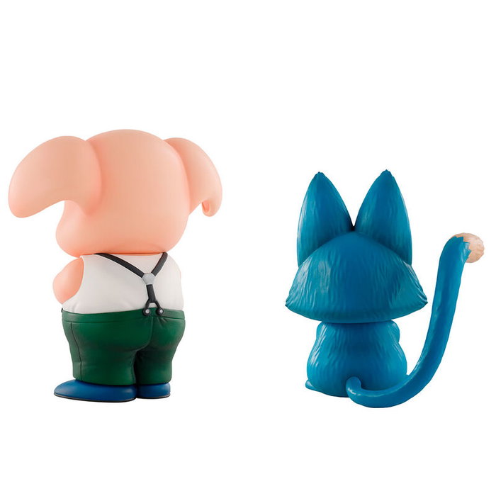 BANPRESTO - Figurine Ichibansho Dragon Ball, Oolong et Puar en Entraînement, 10 cm, Figure Collectible