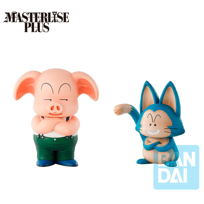 BANPRESTO - Figurine Ichibansho Dragon Ball, Oolong et Puar en Entraînement, 10 cm, Figure Collectible
