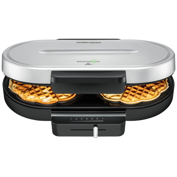 Rommelsbacher WA 1250 Gaufrier Argent et Noir