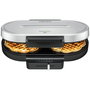 Rommelsbacher WA 1250 Gaufrier Argent et Noir, 2 gaufres en forme de cœur