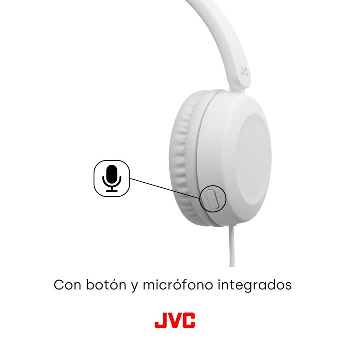 Casques avec Microphone JVC HA-S31M-W Blanc