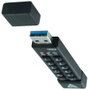 Apricorn Aegis Secure Key 3NX - Clé USB sécurisée 256-bit AES XTS avec clavier, batterie interne, 77 Mo/s, IP67, normes FCC/CE/WEEE