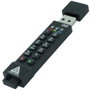 Apricorn Aegis Secure Key 3NX - Clé USB sécurisée 256-bit AES XTS avec clavier, batterie interne, 77 Mo/s, IP67, normes FCC/CE/WEEE