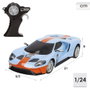 MAISTO Voiture télécommandée Ford GT Heritage 1:24 - 6 fonctions - 32 cm - Charge USB - +5 ans