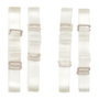 Cosmetic Club Set de 2 paires de bretelles de soutien-gorge transparentes