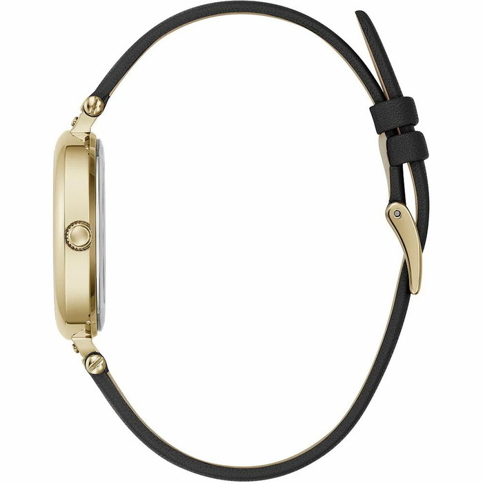 Furla WW00018009L2 - Montre analogique pour femme avec bracelet en cuir noir
