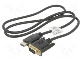 RASPBERRY PI Cordon de raccord HDMI vers VGA 1m noir