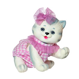 ROSA TOYS Muñeco bebe reborn gatito