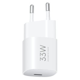 Xiaomi BHR087LEU Chargeur USB C 33W Rapide Blanc, Chargeur Compact pour Smartphones et Tablettes, Puissance de Charge Efficace et Sécurisée, Prise Secteur