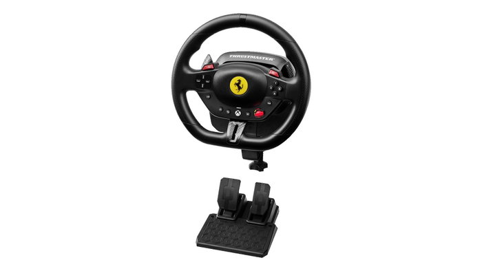 Thrustmaster T98 Ferrari 296 GTB - Volant et pédalier pour PC et Xbox Thrustmaster T98 Ferrari 296 GTB - Volant et pédalier pour PC et Xbox