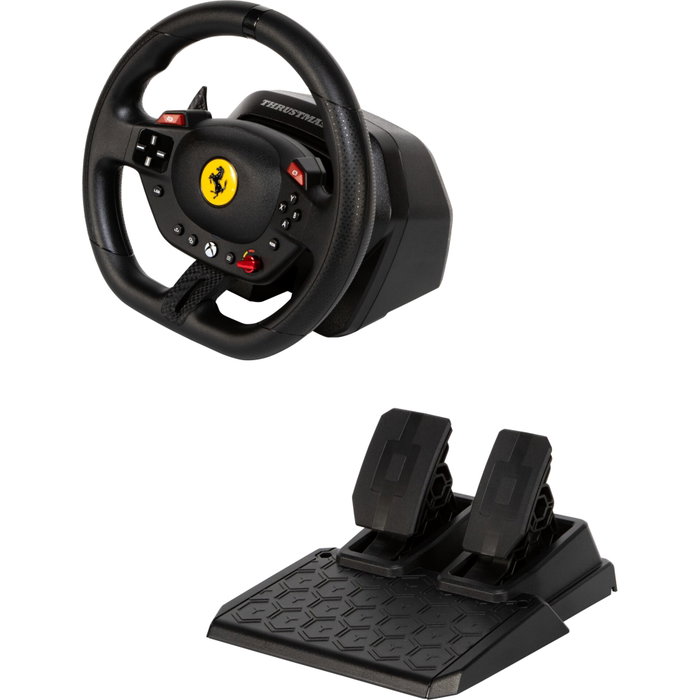 Thrustmaster Volant + pédalier T98 Ferrari 296 GTS - Noir - Pour XBOX et PC