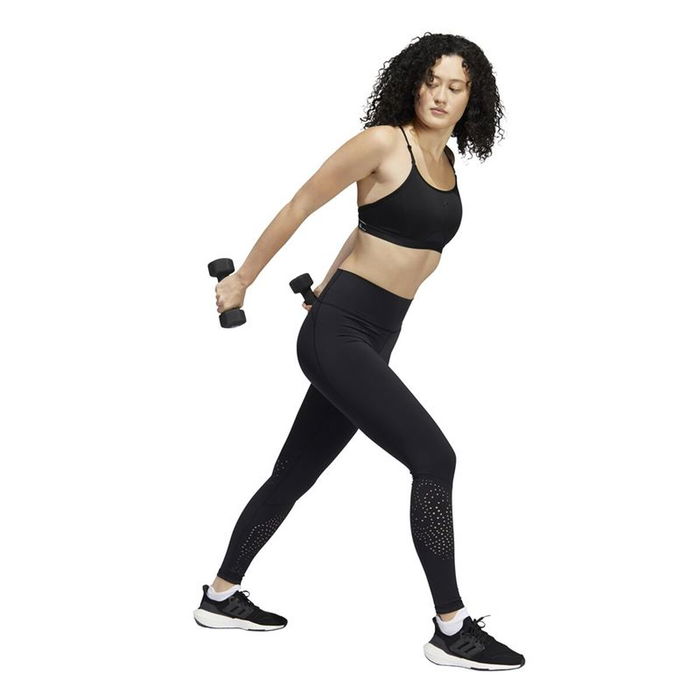 Soutien-gorge de Sport Adidas Aeroreact Ls P Noir