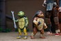 Tortues Ninja (The Last Ronin The Lost Years) figurine Synja Grammy April with Baby Yi & Moja 18 cm