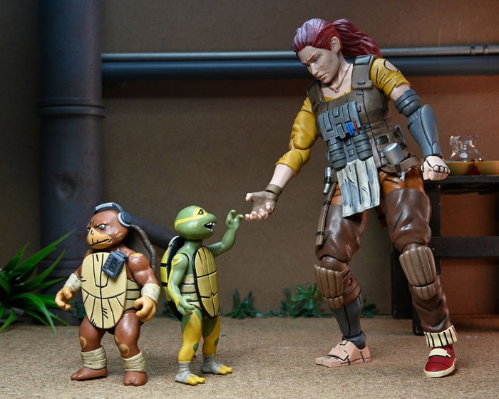 Tortues Ninja (The Last Ronin The Lost Years) figurine Synja Grammy April with Baby Yi & Moja 18 cm Tortues Ninja (The Last Ronin The Lost Years) figurine Synja Grammy April with Baby Yi & Moja 18 cm