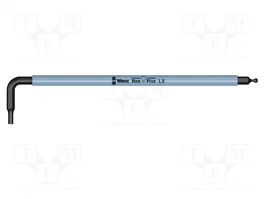 WERA Clé Allen Hex-Plus sphérique 1,5 mm Longueur 90 mm