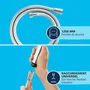 Grohe Ensemble de douche Vitalio Trigger Spray 30 Chromé, 1 jet avec support mural, technologie avancée pour salle de bains moderne