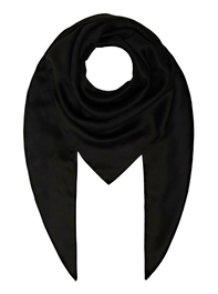 Guess Écharpe Helaina Kefiah pour Femme, Noir avec Logo 4G, 135 x 135 cm, AW8850 POL03