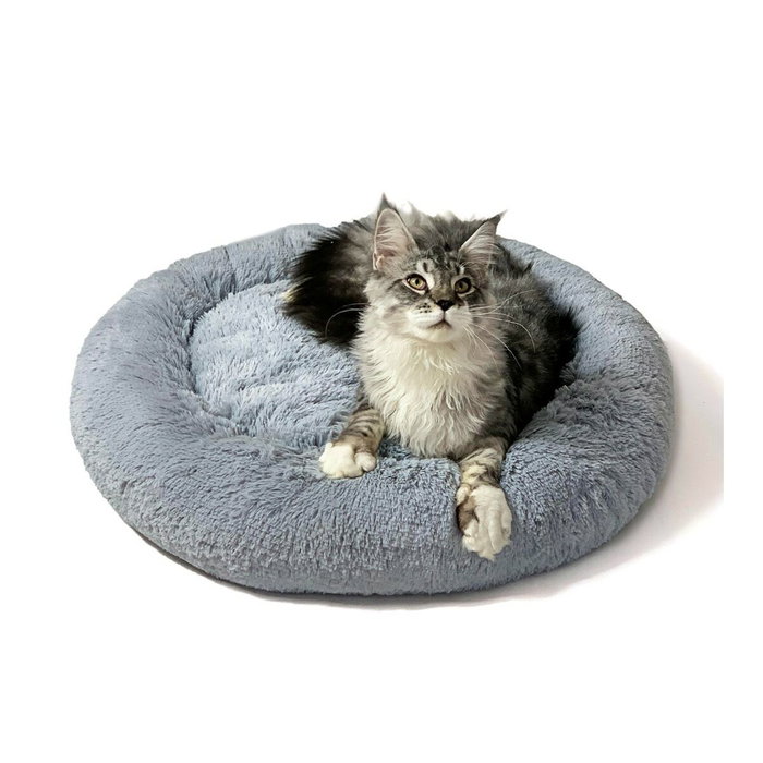 Lit pour animal domestique GO GIFT L Gris 66 x 120 x 66 cm Lit pour animal domestique GO GIFT L Gris 66 x 120 x 66 cm