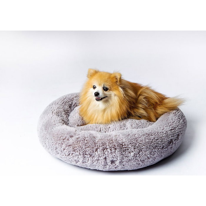 Lit pour animal domestique GO GIFT L Gris 66 x 120 x 66 cm Lit pour animal domestique GO GIFT L Gris 66 x 120 x 66 cm