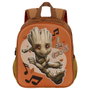KARACTERMANIA - Sac à dos Marvel Guardians of the Galaxy Groot 31 cm avec effet 3D, compartiment principal et poches latérales en mesh