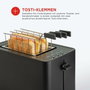 Bourgini 14.0402.00.00 Grille-pain et presse à sandwich Noir