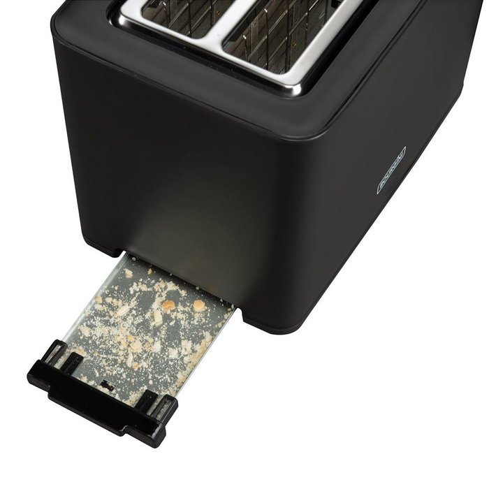Bourgini 14.0402.00.00 Tostadora Tosti Grille-pain avec Accessoires Sandwichs Noir Mat 850W