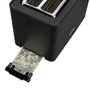 Bourgini 14.0402.00.00 Tostadora Tosti Grille-pain avec Accessoires Sandwichs Noir Mat 850W