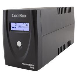 Coolbox SAI Guardian 3 800 VA 480 W avec écran LCD, onduleur