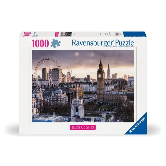 Ravensburger - Puzzle 1000 Pièces - La Ville de Londres - Collection Highlights Ravensburger - Puzzle 1000 Pièces - La Ville de Londres - Collection Highlights