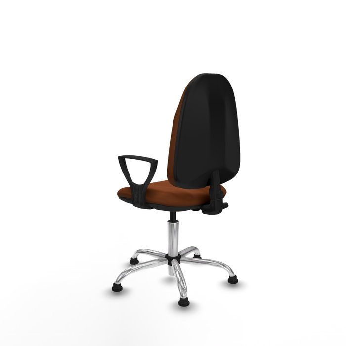 PIQUERAS Y CRESPO Chaise de bureau Algarra, similicuir marron