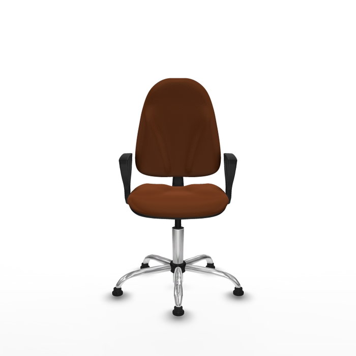 PIQUERAS Y CRESPO Chaise de bureau Algarra, similicuir marron