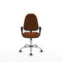 PIQUERAS Y CRESPO Chaise de bureau Algarra, similicuir marron
