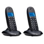 Motorola C1002 CB+ Téléphone Fixe Sans Fil DECT Noir Duo