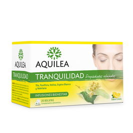 Aquilea Infusions Tranquilidad Tisane Relaxante pour le Calme et le Sommeil - 20 Sachets