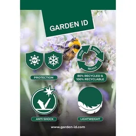 Garden ID Pot de fleurs Fancy, 80% plastique recyclé, résistant au gel et aux UV, 40 x 58 cm, couleur taupe, pour jardin, balcon ou intérieur
